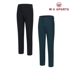 MU 스포츠 남성 배색 블랙 클레식팬츠 MU21722SL55