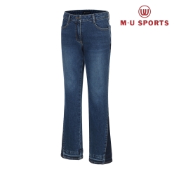 MU 스포츠 여성 밑단 워싱 청바지 MU21522SL12