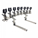 미라클 저상형 접이식 크랭크 2개1조 / 스테인레스 선반 삽입형 헤드