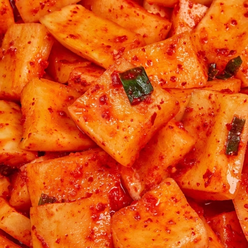 달큰한 가을무로 담근 전라도식 석박지 김치