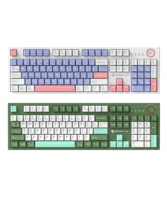 GDEVIL G915 PRINCE 저소음 체리 MX 적축 게이밍 기계식 키보드