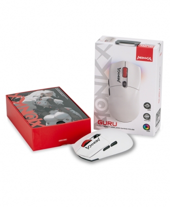 MONKA G995W 유무선 PAW3395 초경량 게이밍 마우스