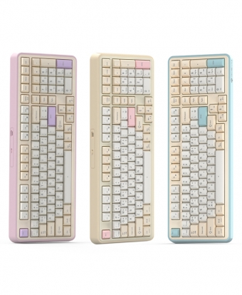 GDEVIL G812 METEOR 파스텔 풀 핫스왑 개스킷 게이밍 기계식 키보드