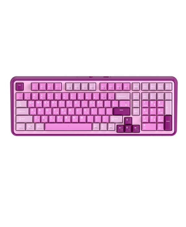 GDEVIL G812 METEOR 리미티드 풀 핫스왑 와인 퍼플 기계식 키보드