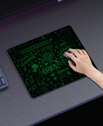 GDEVIL GP350 ULTRA PAD 야광 강화유리 마우스패드