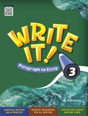 Write It! Paragraph to Essay 3  isbn 9791125335146