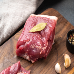 지리산산골흑돼지 - 지리산흑돼지 미박 뒷다리살 (원물)