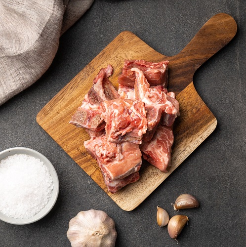 지리산 흑돼지 등뼈 10kg