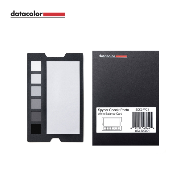데이터컬러 스파이더체커포토 화이트밸런스 카드 Datacolor SpyderCheckr Photo White Balance Card