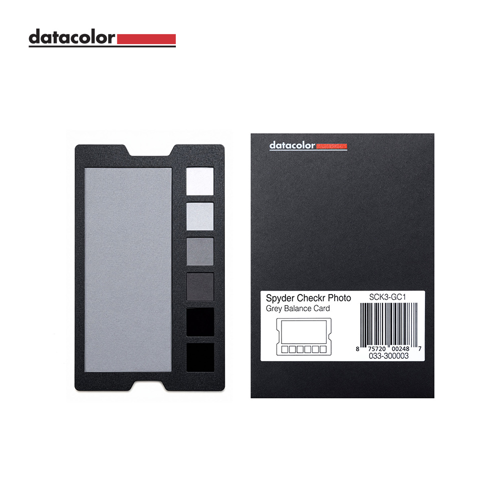 데이터컬러 스파이더체커포토 그레이밸런스 카드 Datacolor SpyderCheckr Photo Grey Balance Card
