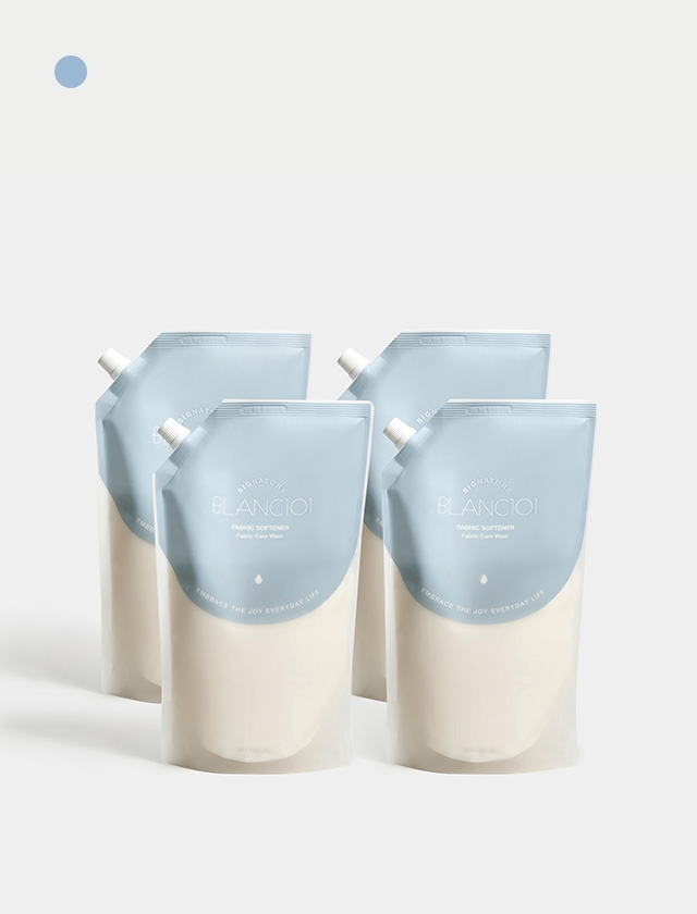 [6만원&uarr;사은품증정]1L 리필 섬유유연제 시그니처 세트 1Box(총 4개)