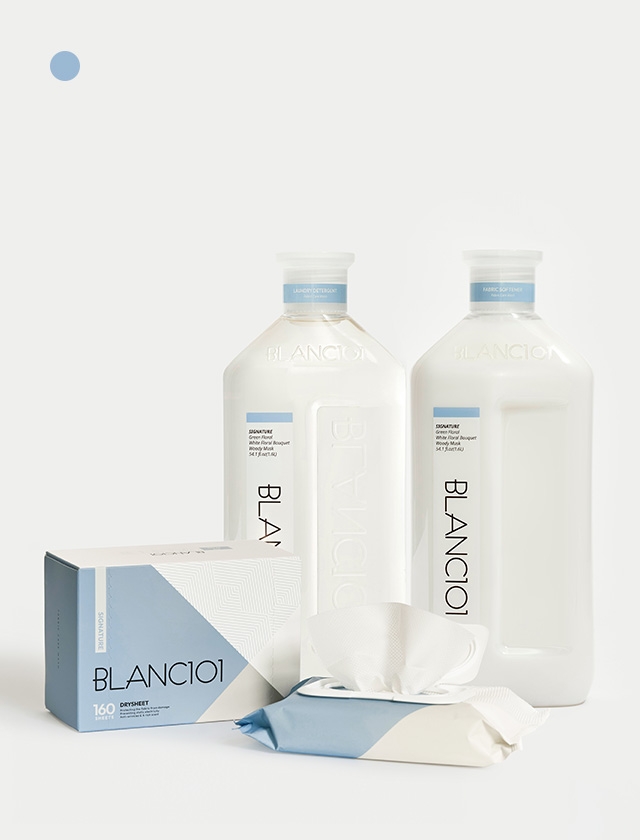 [6만원&uarr;사은품증정]시그니처 1.6L 세제 1개+1.6L 유연제 1개+160매 건조기시트 1Box