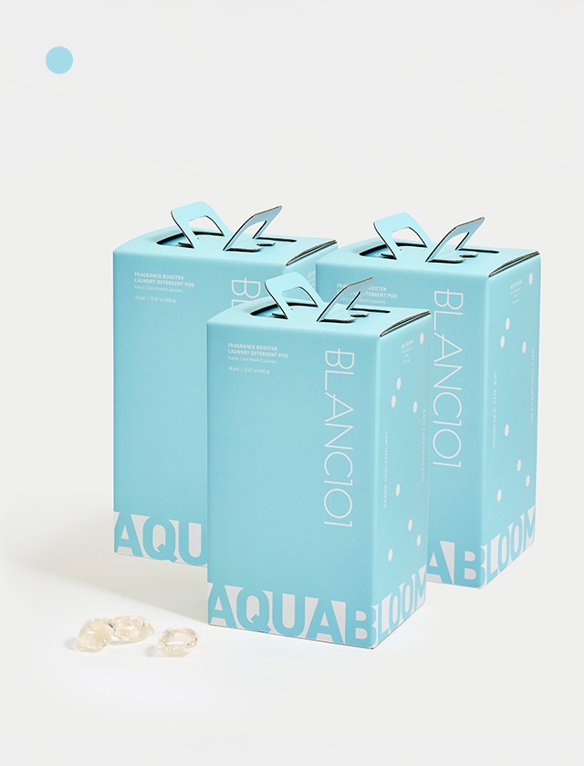 15g*30개입 향기부스터 캡슐세탁세제 아쿠아블룸 3Box