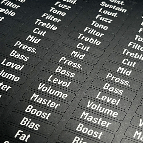 라벨스티커(Barlow 블랙스퀘어)