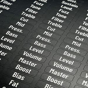 라벨스티커(Barlow 블랙스퀘어)