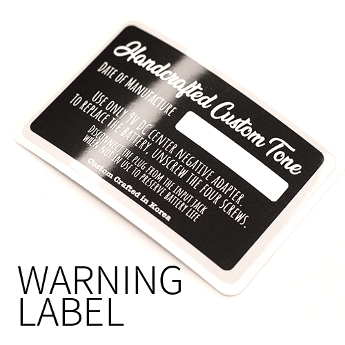 WARNING LABEL