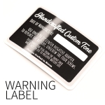 WARNING LABEL