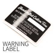 WARNING LABEL