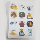 투명(강접)스티커, (백색)리무버블스티커 주문제작형