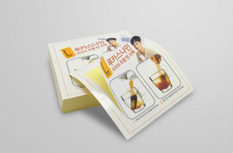 스티커 주문제작 - 유광코팅, 무코팅, 초강접, 무광코팅, 도무송 - 500장, 1,000장단위