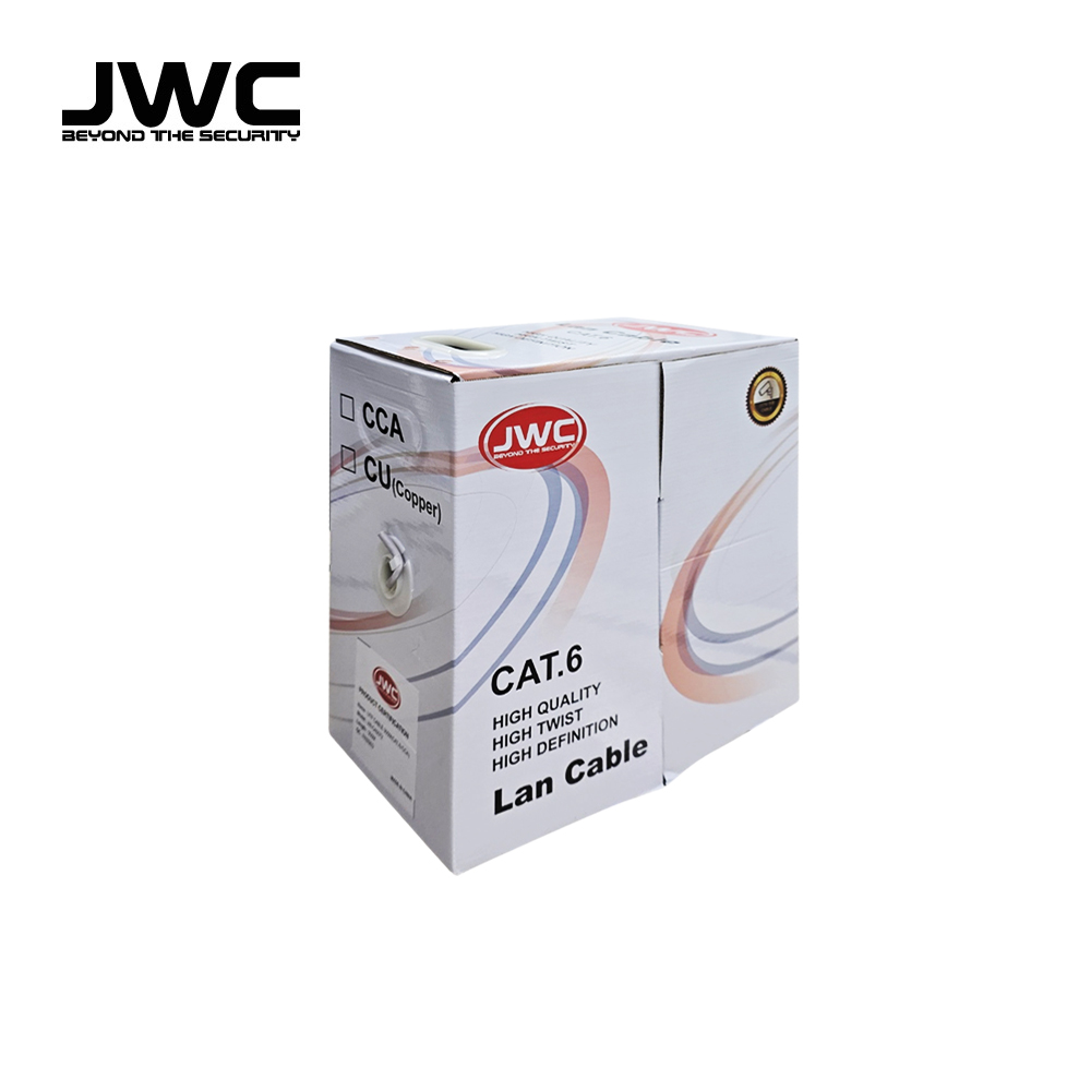 CCTV 부자재 JWC UTP 랜선 305M CAT.5E 조립용 케이블(CU)