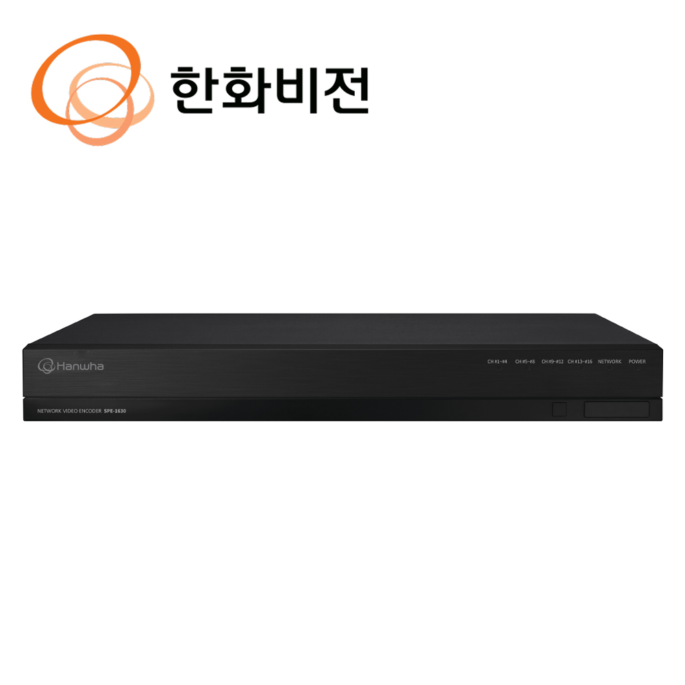 한화 CCTV 부자재 16채널 비디오 엔코더 SPE-1630