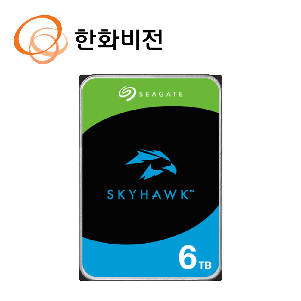 한화 CCTV 부자재 하드디스크 저장장치 6TB HDD SPZ-6303TS