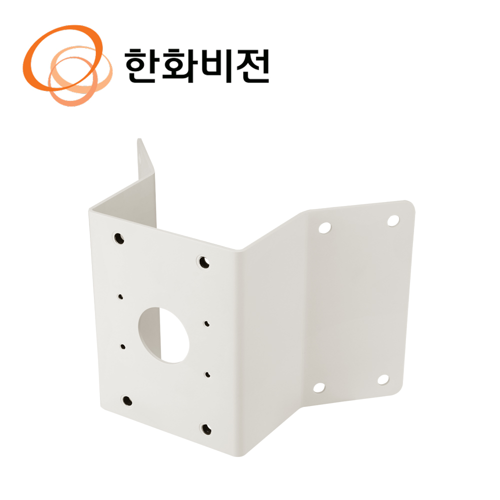한화 CCTV 부자재 PTZ/반달돔 카메라용 코너형 마운트 SBP-300KMW1