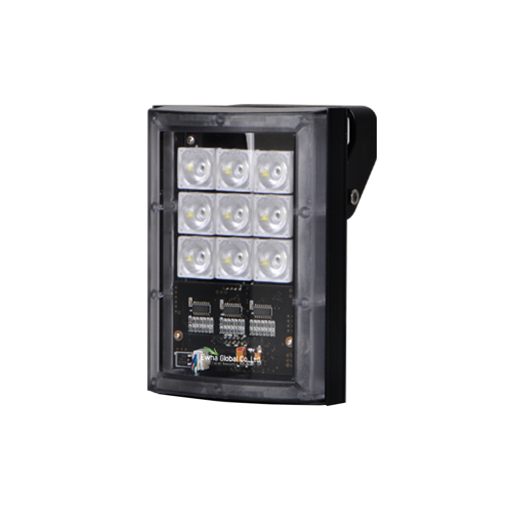 이화글로벌 CCTV 부자재 각도 90도 70M 화이트 LED 서치라이트 PW-1000S