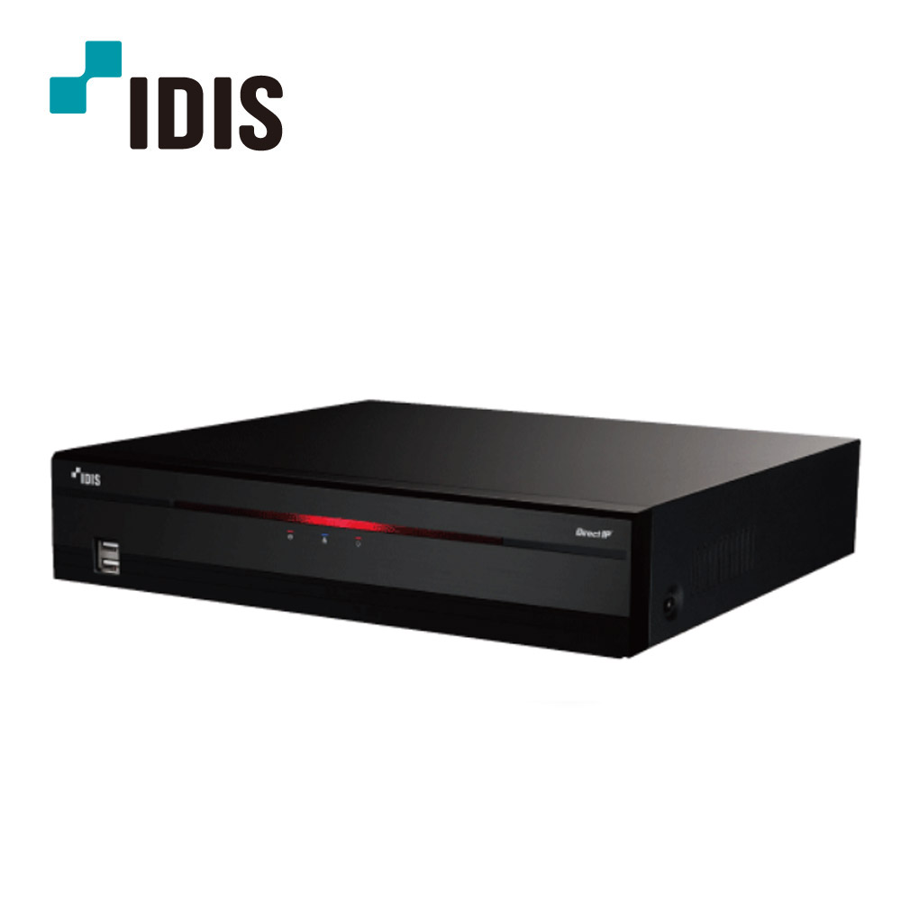 아이디스 IP 8MP HDD 2BAY 4채널 POE 녹화기 NR-2504P-B (2TB장착)