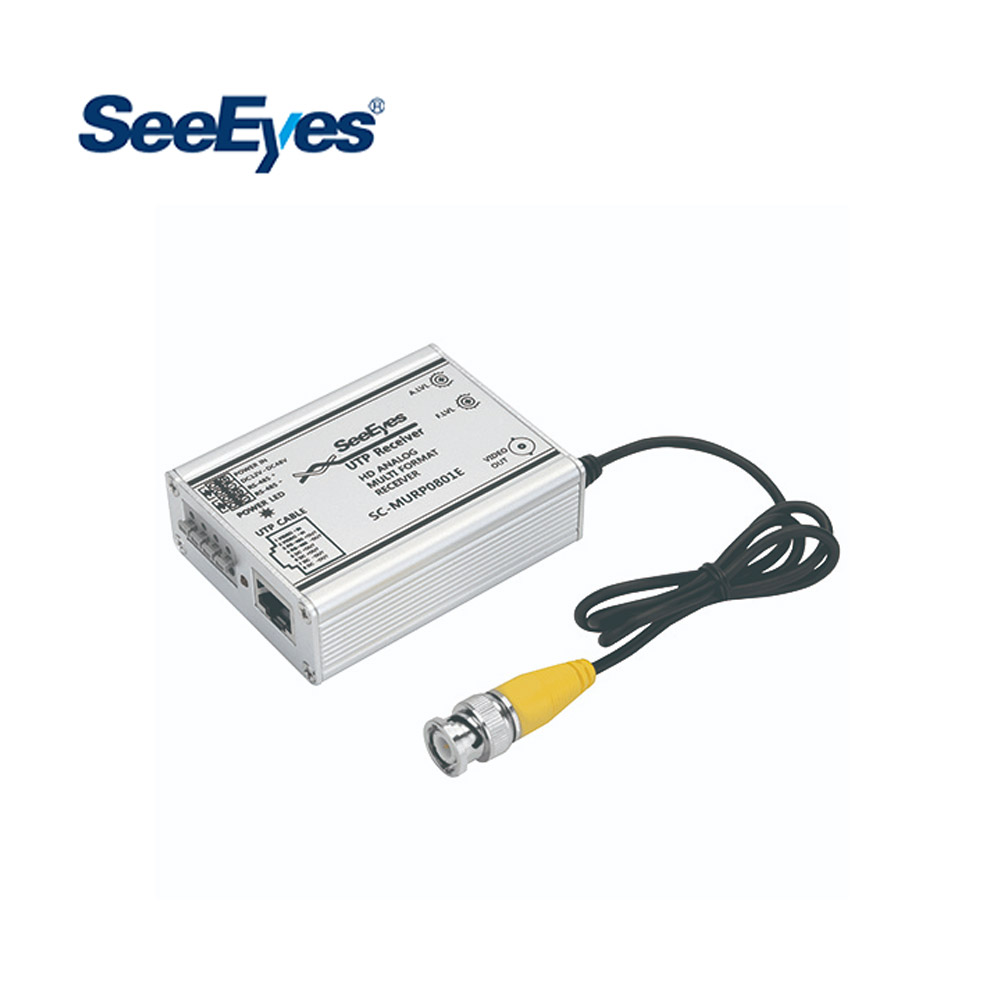 씨아이즈 CCTV 부자재 1채널 전원공급 기능형 수신기 SC-MURP0801E