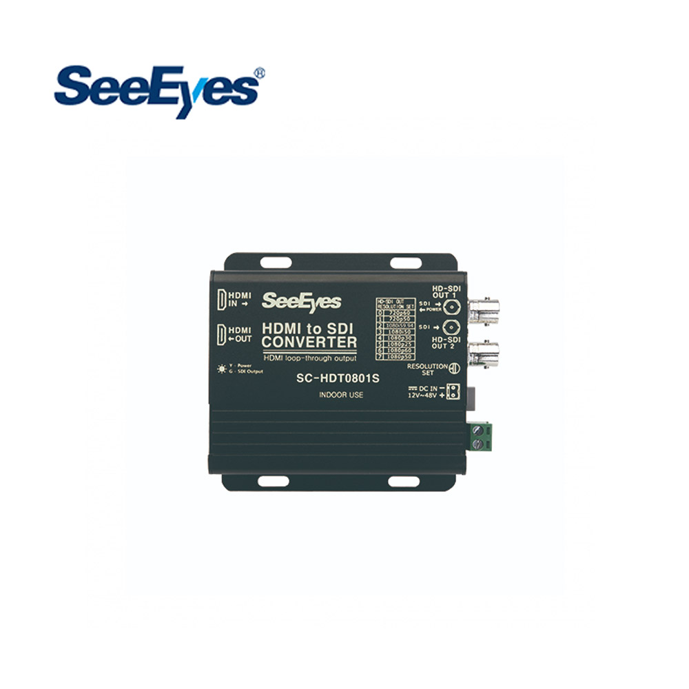 씨아이즈 CCTV 부자재 1채널 HDMI to HD-SDI 컨버터 SC-HDT0801S