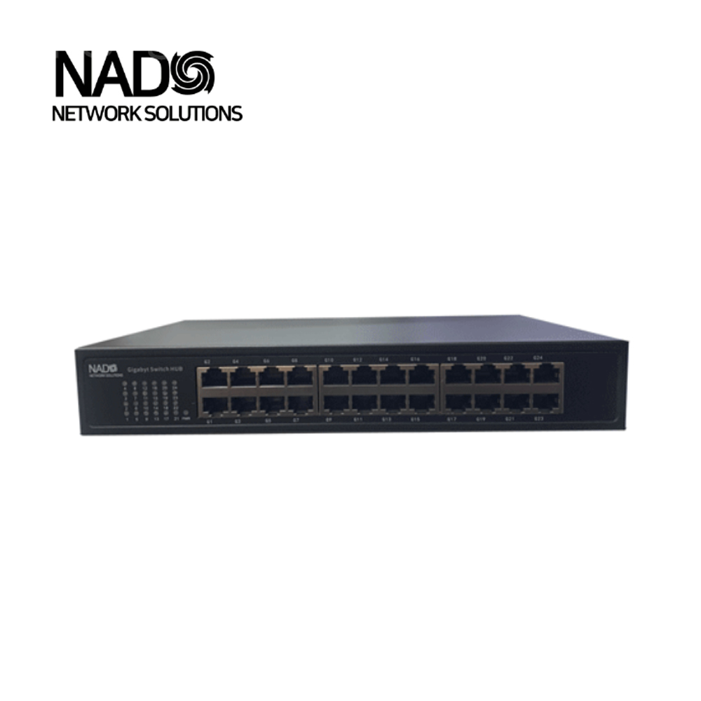 나도네트웍스 기가 24포트 스위치 허브 NADO-LAN24GH