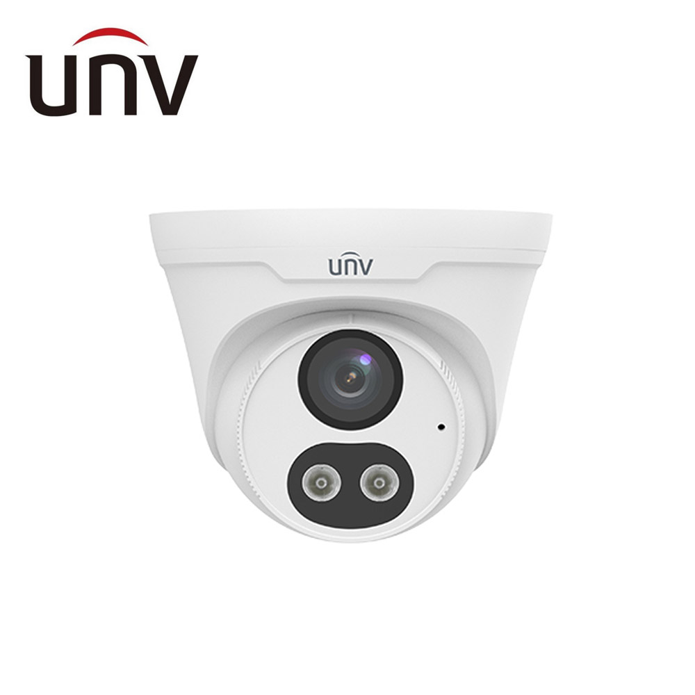 유니뷰 IP 2MP 컬러헌터 풀컬러 카메라 4mm IPC-T1202-ADKC-DL