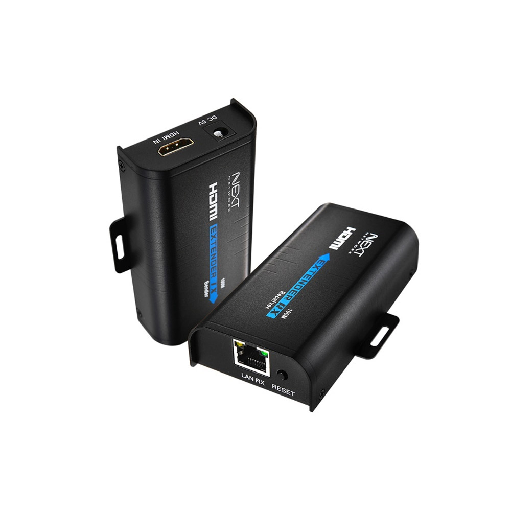 이지넷 CCTV 부자재 HDMI 리피터 송수신기 세트 최대150M RJ-45 NEXT-100HDC