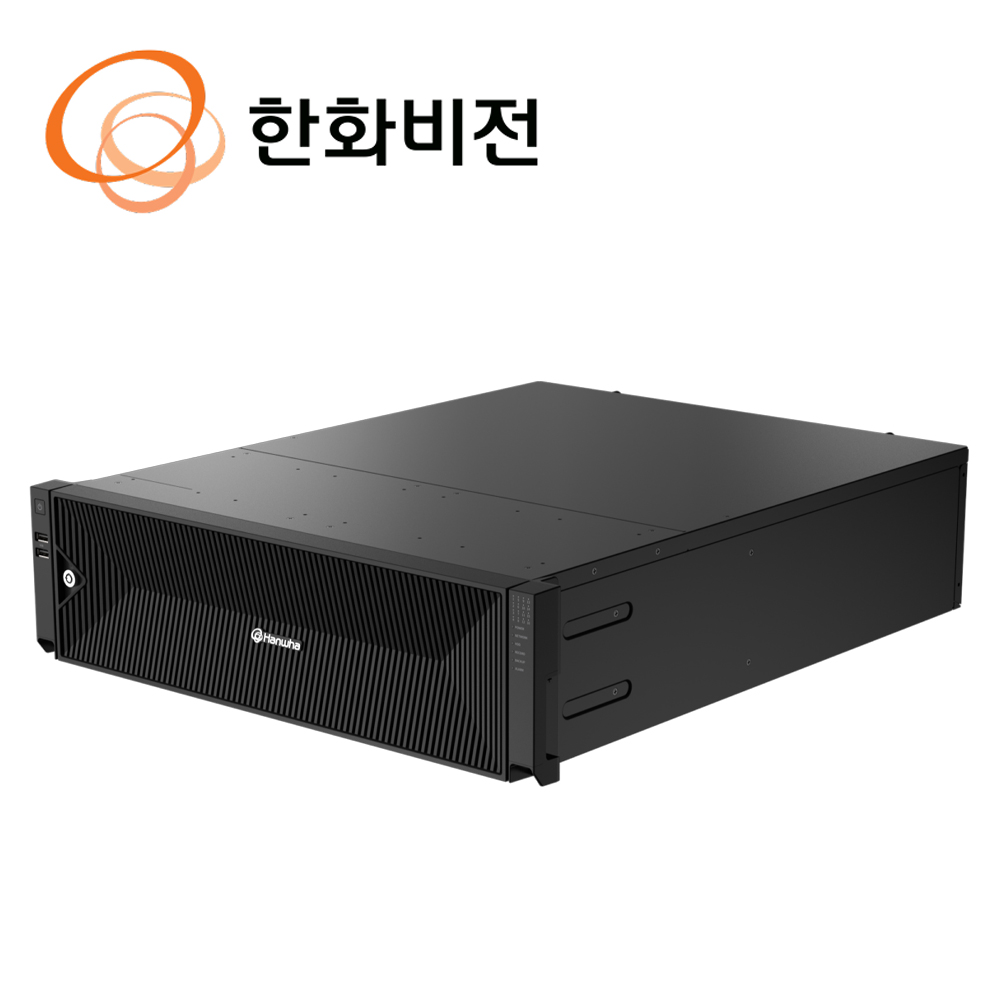 한화비전 IP 32MP 64채널 NVR 녹화기 XRN-6420DB4 (60TB 장착)