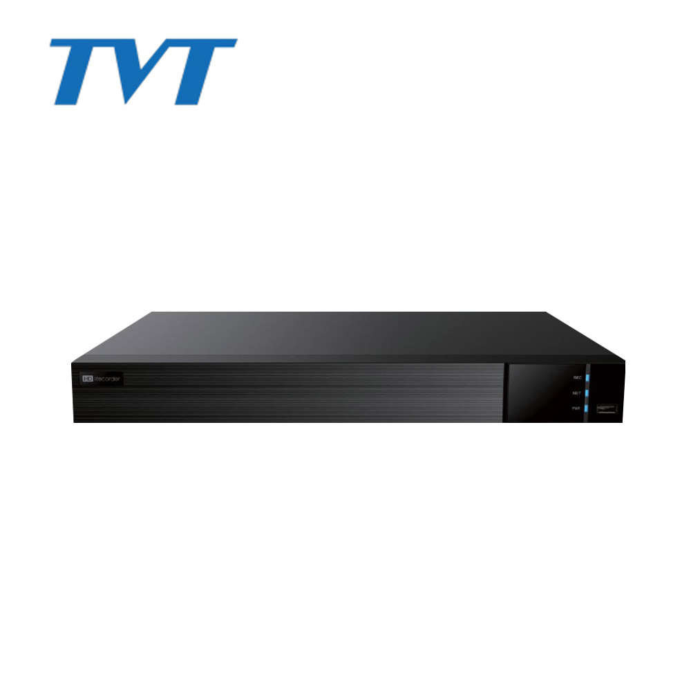 TVT IP 8MP 16채널 160Mbps 2BAY POE 녹화기 NVR TD-3116H2-16P-B2-B