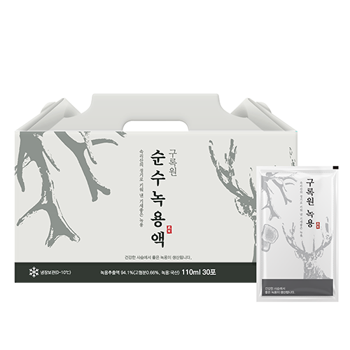 순수 녹용진액 분골상대 110ml 30포 녹용,생강,대추