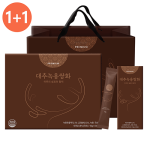 추석 1+1 구록원 대추 녹용 쌍화차 스틱 진액 엑기스 10g 30포 선물세트