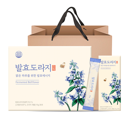 구록원 발효 흑도라지청 진액 스틱 선물세트 10g 30포
