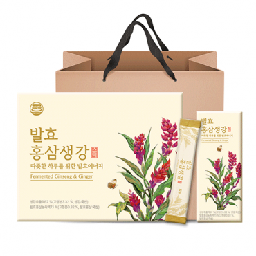 구록원 발효홍삼 생강진액 스틱 선물세트 (10g 30포)
