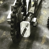 Swingarm end cap for Enfield