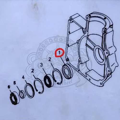 D/S Oil seal 62x35x10 111865