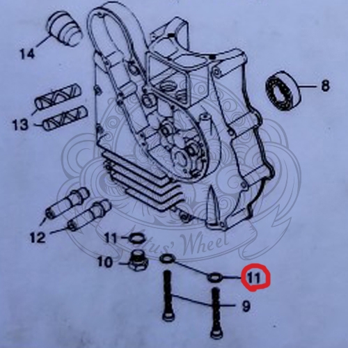 Fiter gauze washer 144846