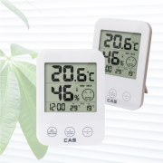 카스 디지털 온습도계 T-004 (화이트) 유아용 온습도계 T004 아이콘표시 온습도계
