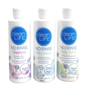 노린스 샴푸 바디워시 바디바스 236.6ml 따로 헹굴필요 없는 간편한 목욕용품 환자용폼클렌징환자용비누 입원준비물 환자간병용품