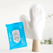 리앤웰 워시글러브 입원환자목욕 운동후간편샤워 물없이 샤워일회용 목욕 장갑 손소독살균 피부소독살균 일회용환자목욕 입원준비물