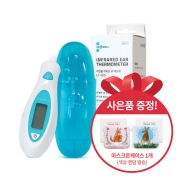 리앤웰 적외선 귀체온계 1초측정 (마스크온케이스(색상랜덤) 증정) 1초측정 10회 메모리 라이트 기능 신생아 체온계