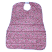 이화양행턱받이 고급형 e-421 (핑크 민트 선택) 방수 환자용 요양원 노인식사용 성인앞치마 에이프런 어르신앞치마