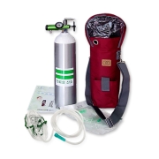 산소호흡기 OGR870 휴대용 2.8L 산소호흡기 산소통 11x52Cm 3.5kg O2캐뉼라 가방 포함